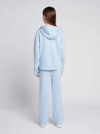 Girls Brushed Back Hoodie & Jogger Set in Windsurfer