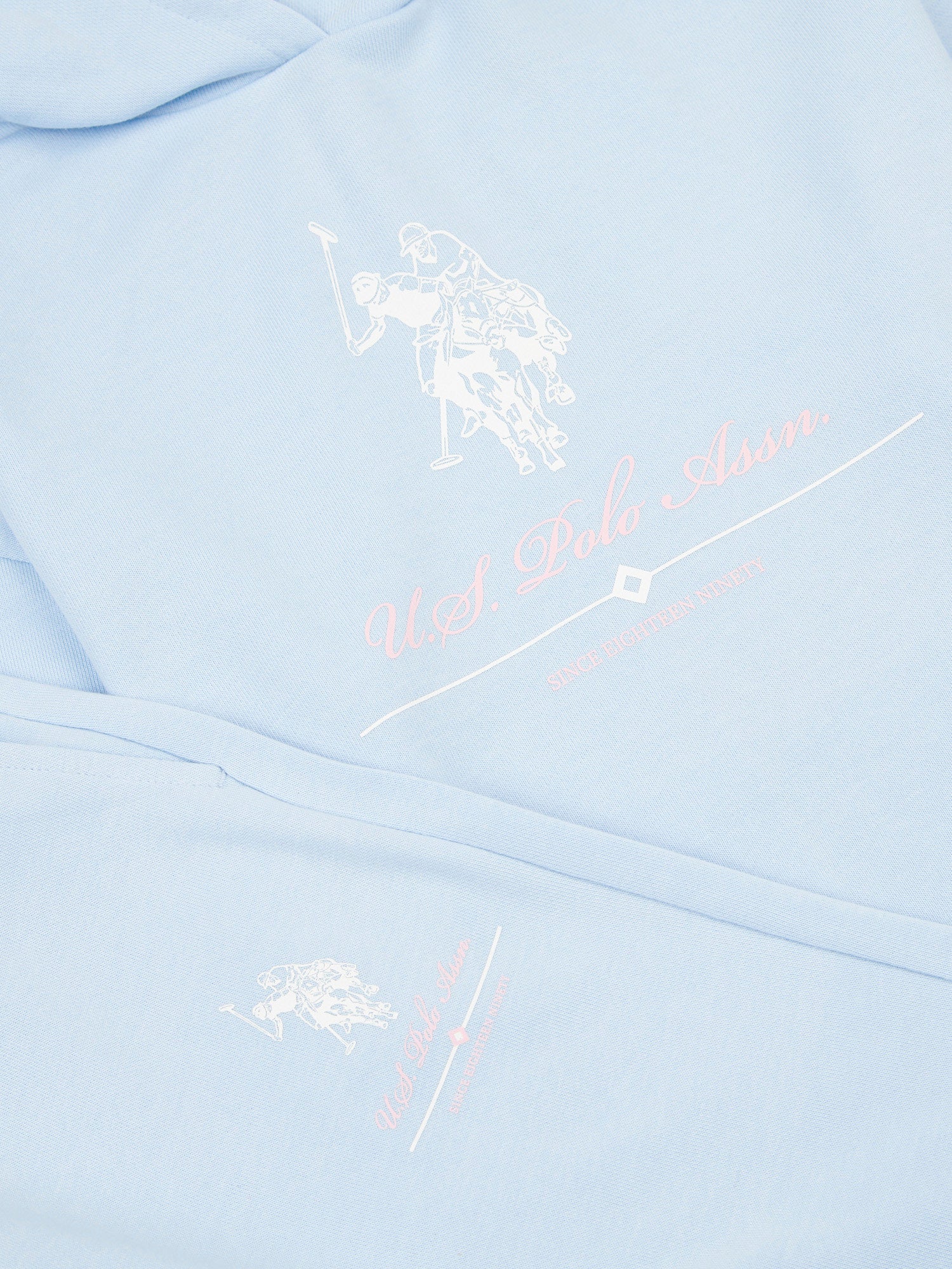 Girls Brushed Back Hoodie & Jogger Set in Windsurfer