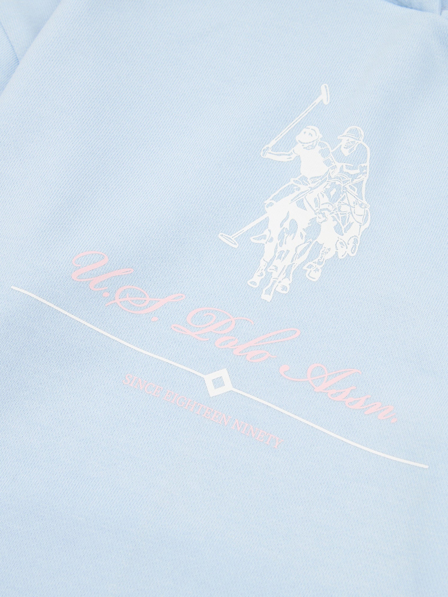 Girls Brushed Back Hoodie & Jogger Set in Windsurfer