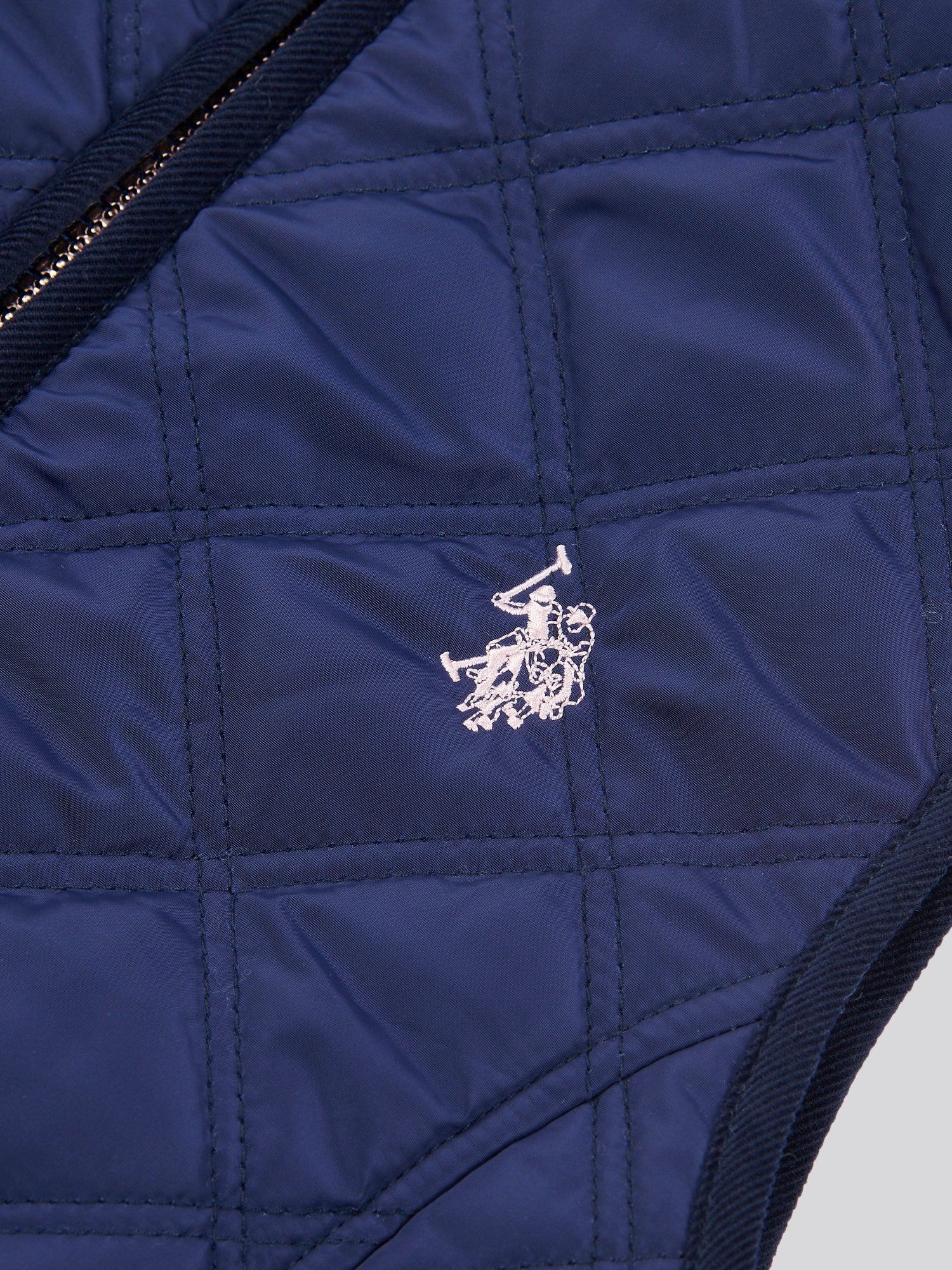 Girls Hacking Gilet in Navy Iris