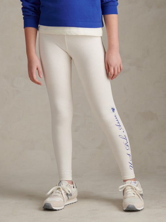 Girls Graphic Boxy Sweat & Legging Set in Dazzling Blue