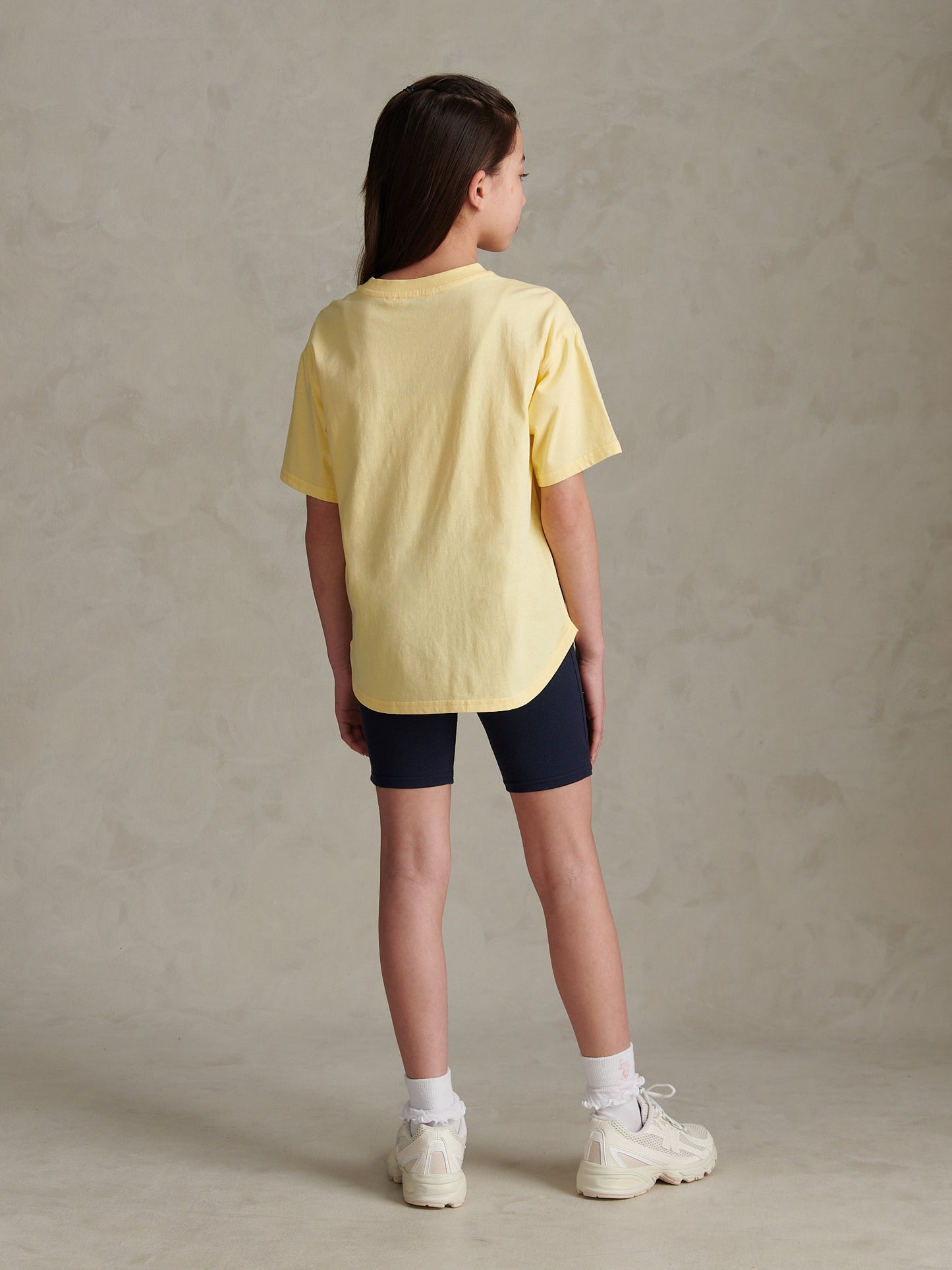 Girls Print T-Shirt & Jersey Short Set Lemon Meringue