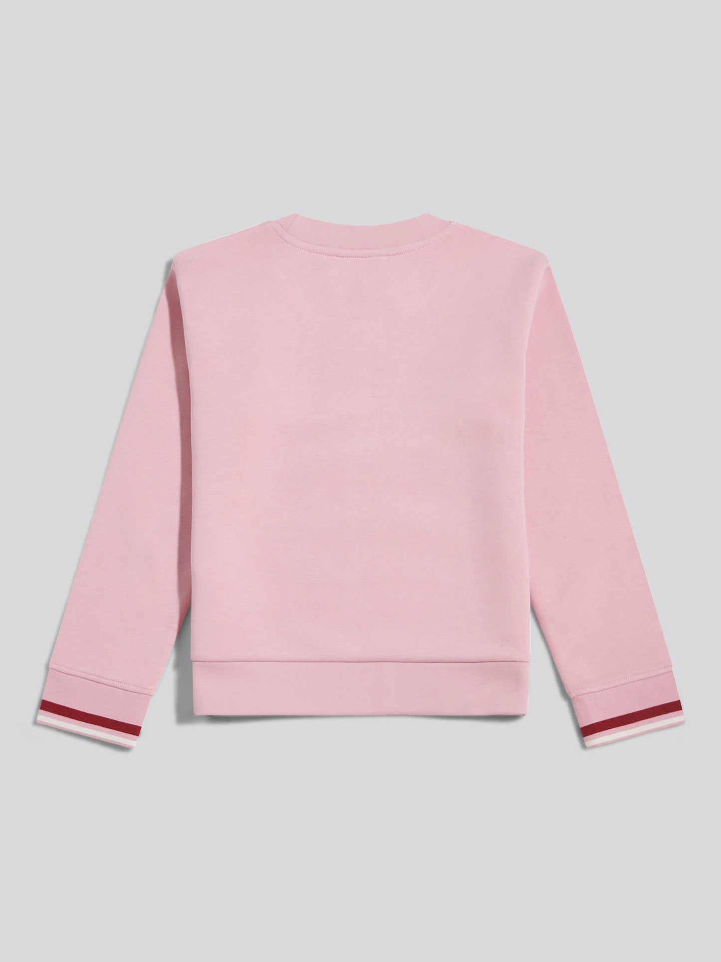 Girls Double Horsemen Crew Sweatshirt Pink Nectar