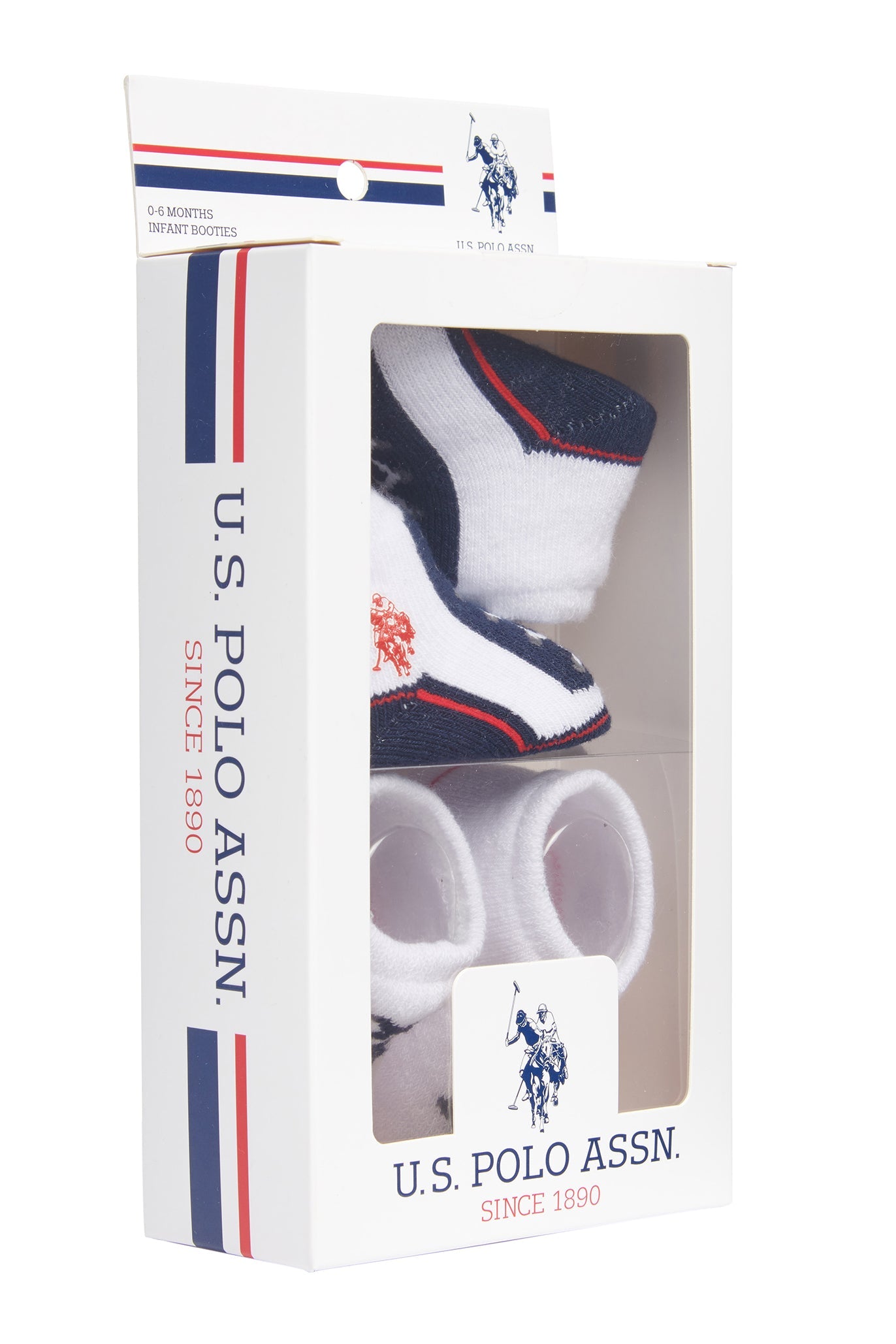 U.S. Polo Assn. Baby 2 Piece Boxed Gifting Set in Navy