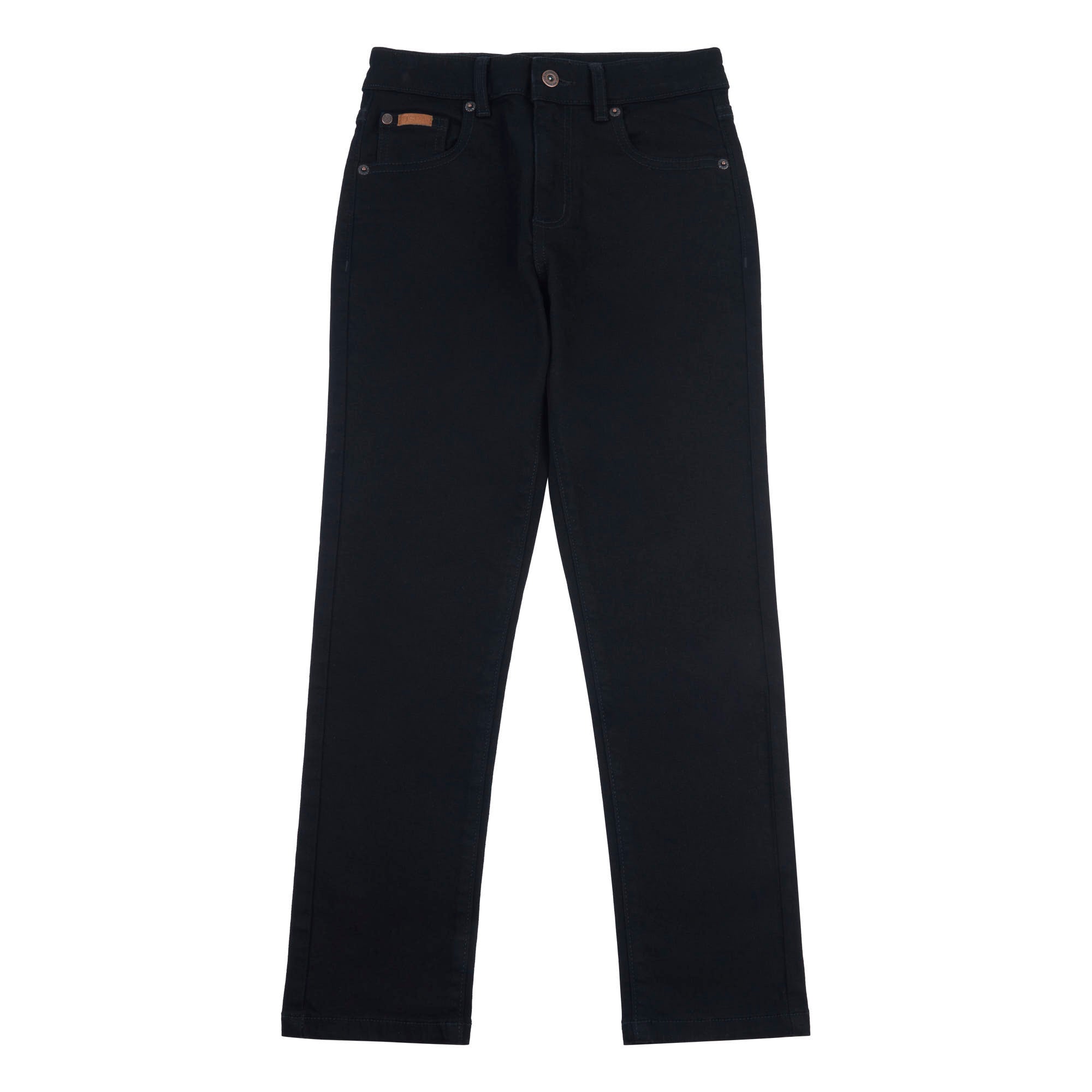 Boys 5 Pocket Slim Fit Denim Jeans in Black Wash