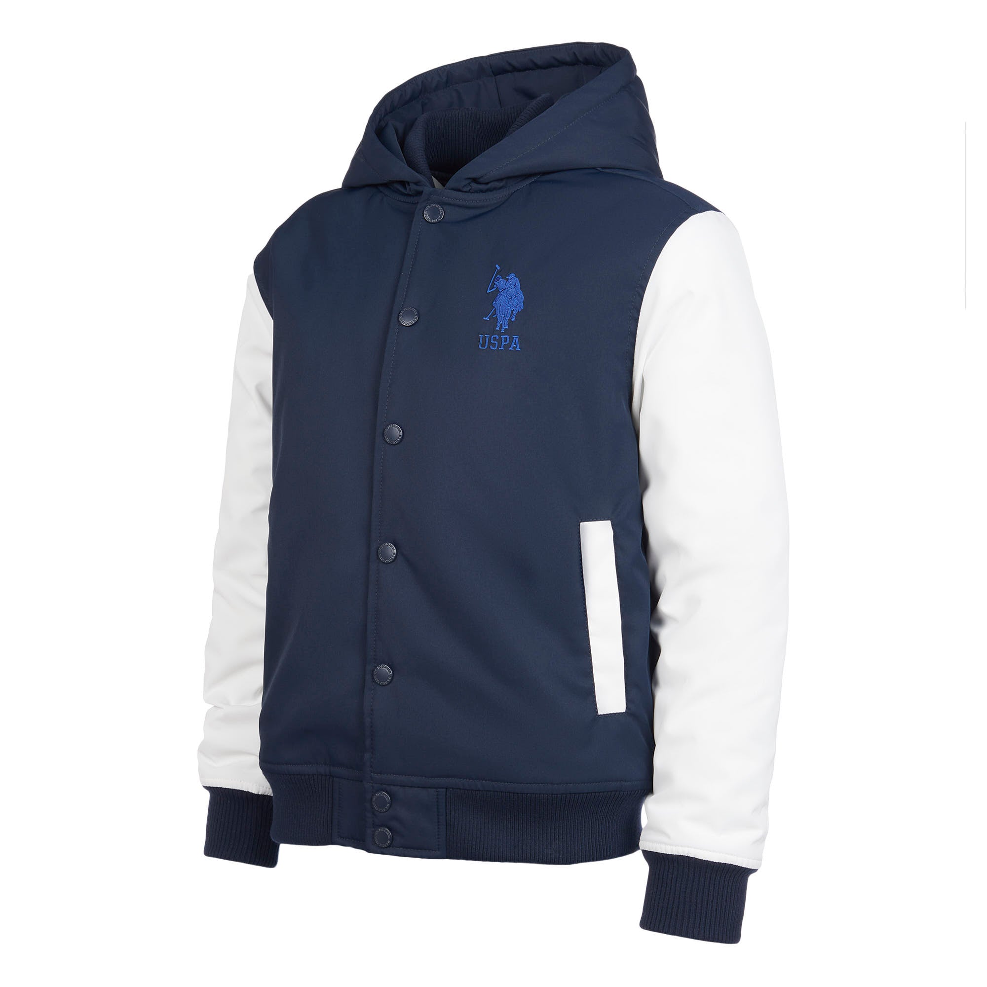 Boys Player 3 Bomber Jacket in Dark Sapphire Navy