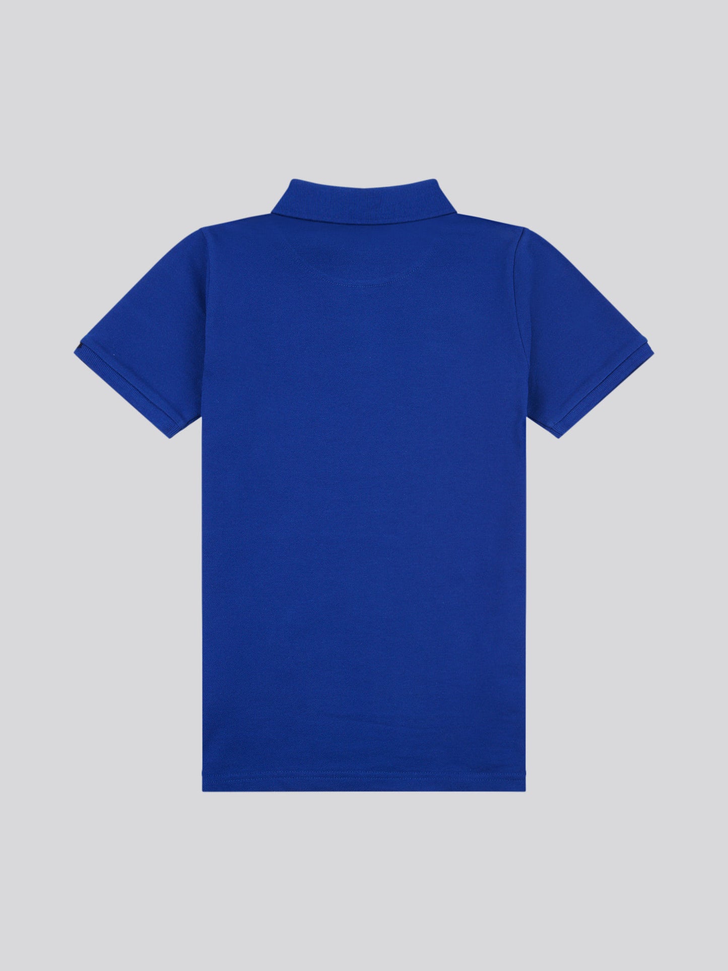 Boys Double Horsemen Polo Shirt in Sodalite Blue