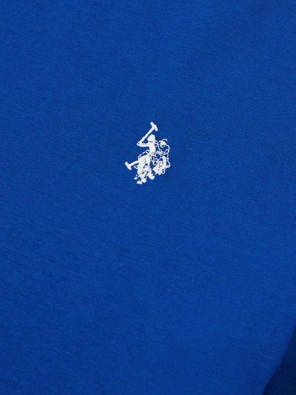 Boys Double Horsemen T- Shirt in Sodalite Blue