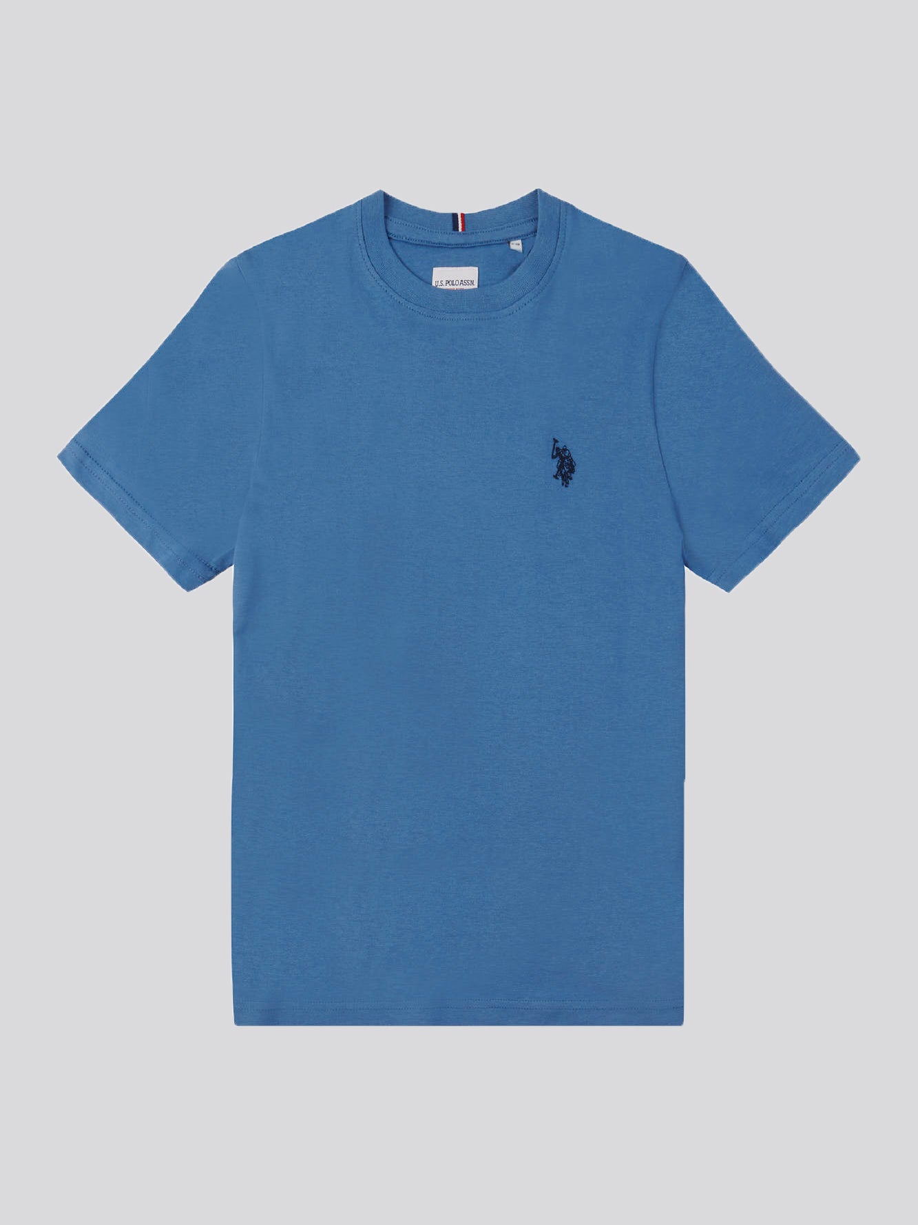 Boys Double Horsemen T- Shirt in Blue Horizon