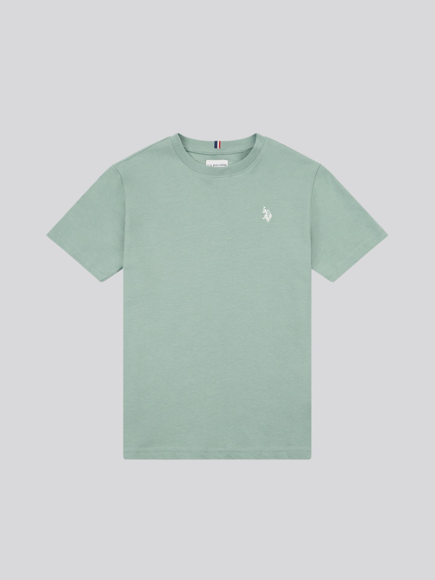 Boys Double Horsemen T- Shirt in Chinois Green