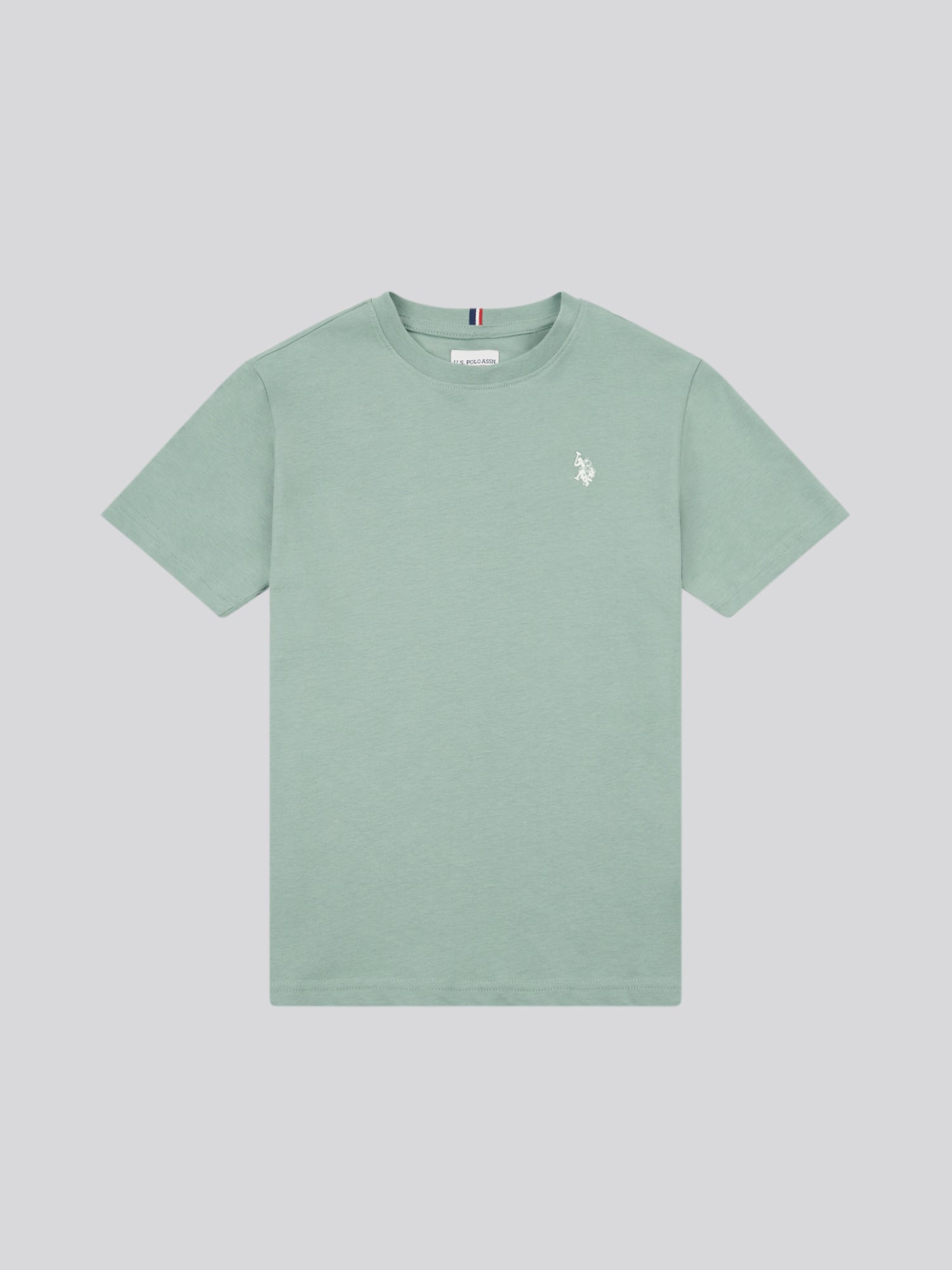 Boys Double Horsemen T- Shirt in Chinois Green