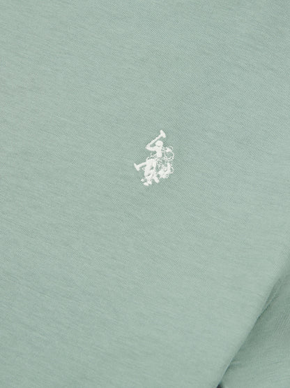 Boys Double Horsemen T- Shirt in Chinois Green