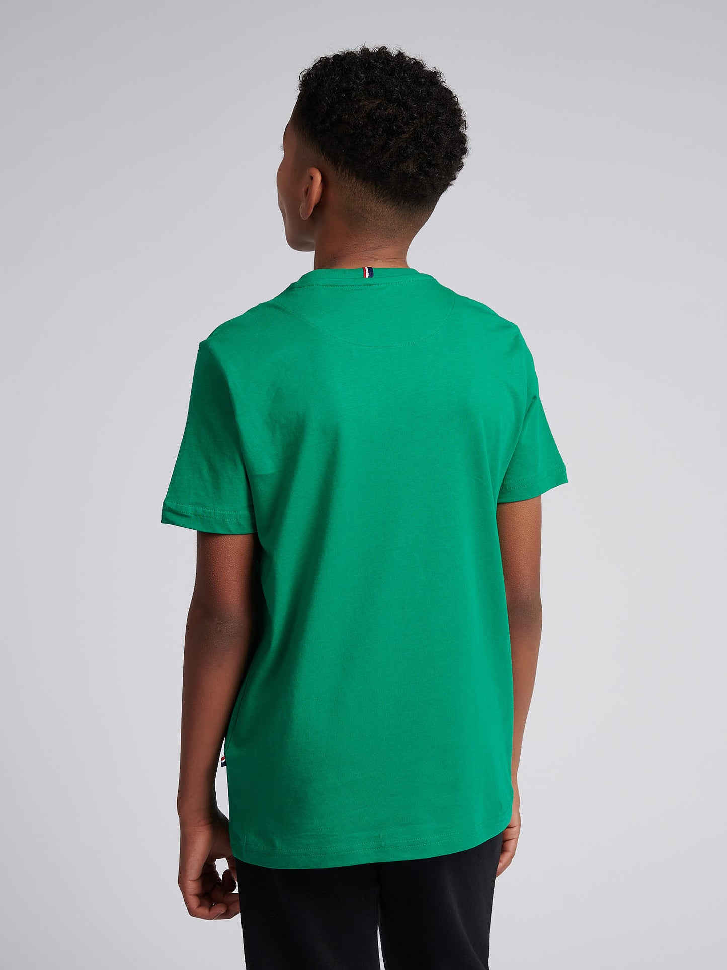 Boys Double Horsemen T- Shirt in Lush Meadow