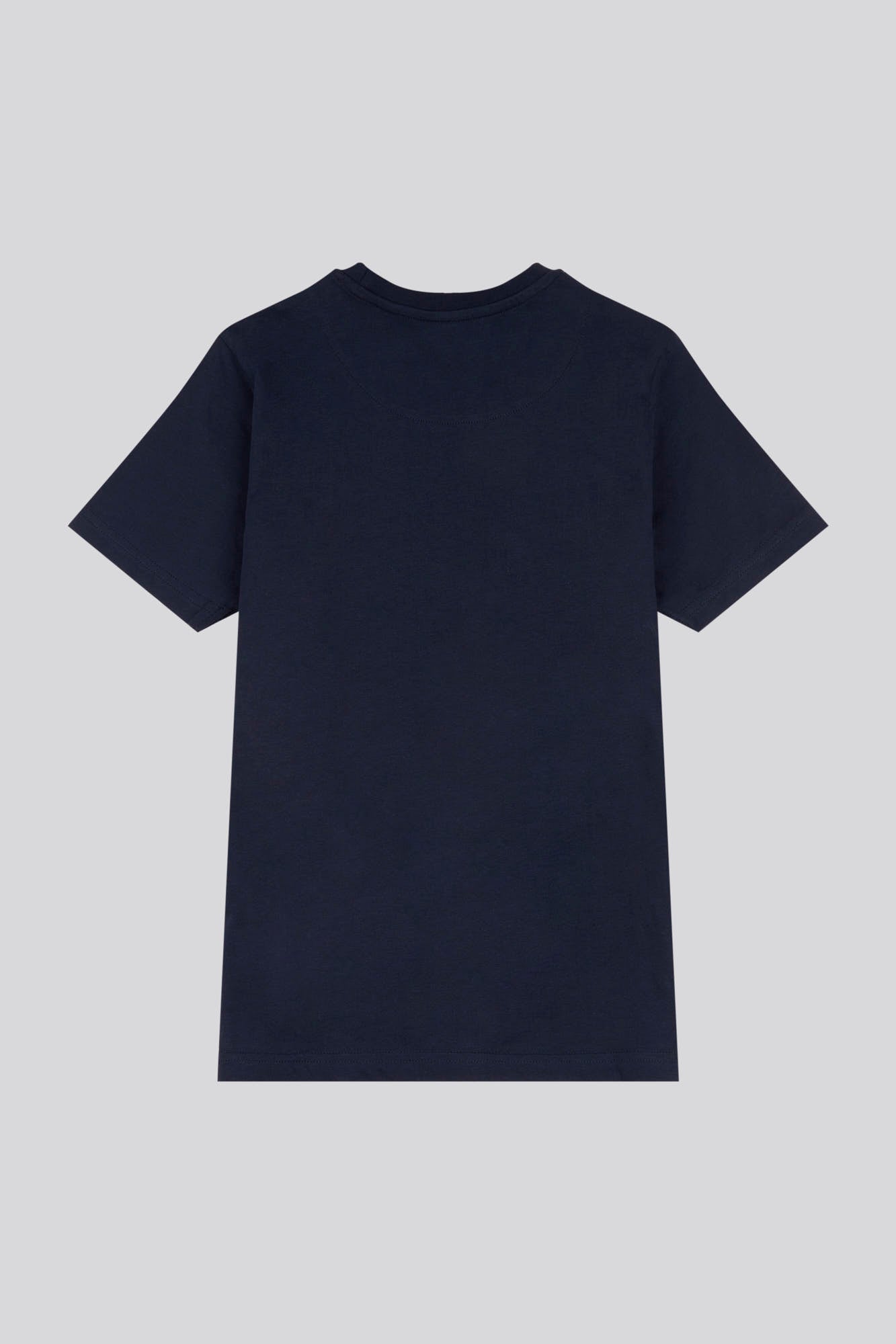 Boys Chest Graphic T-Shirt in Dark Sapphire Navy