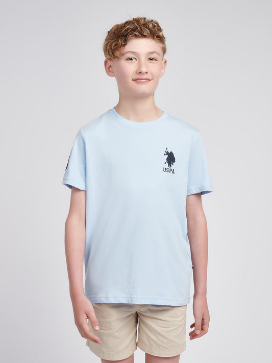 Boys Player 3 T-Shirt in Chambray Blue