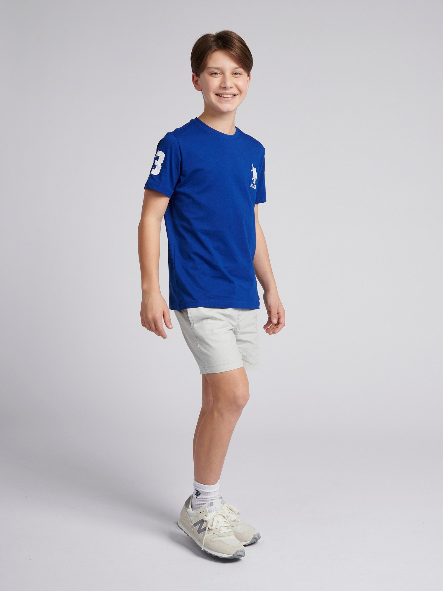Boys Player 3 T-Shirt in Sodalite Blue