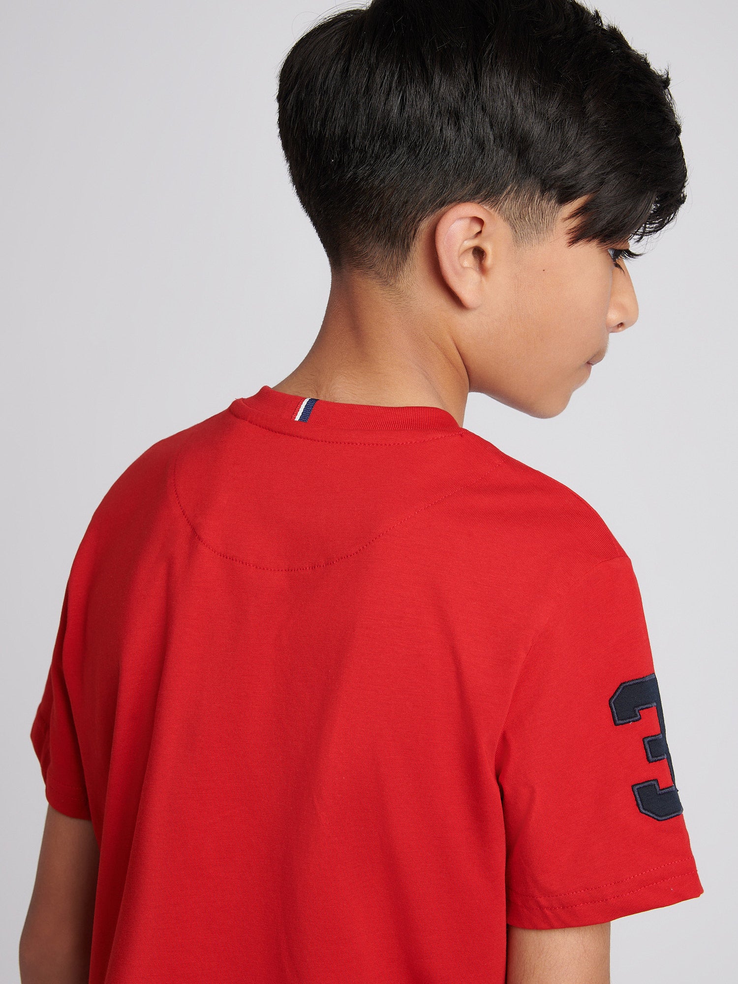 Boys Player 3 T-Shirt in Haute Red