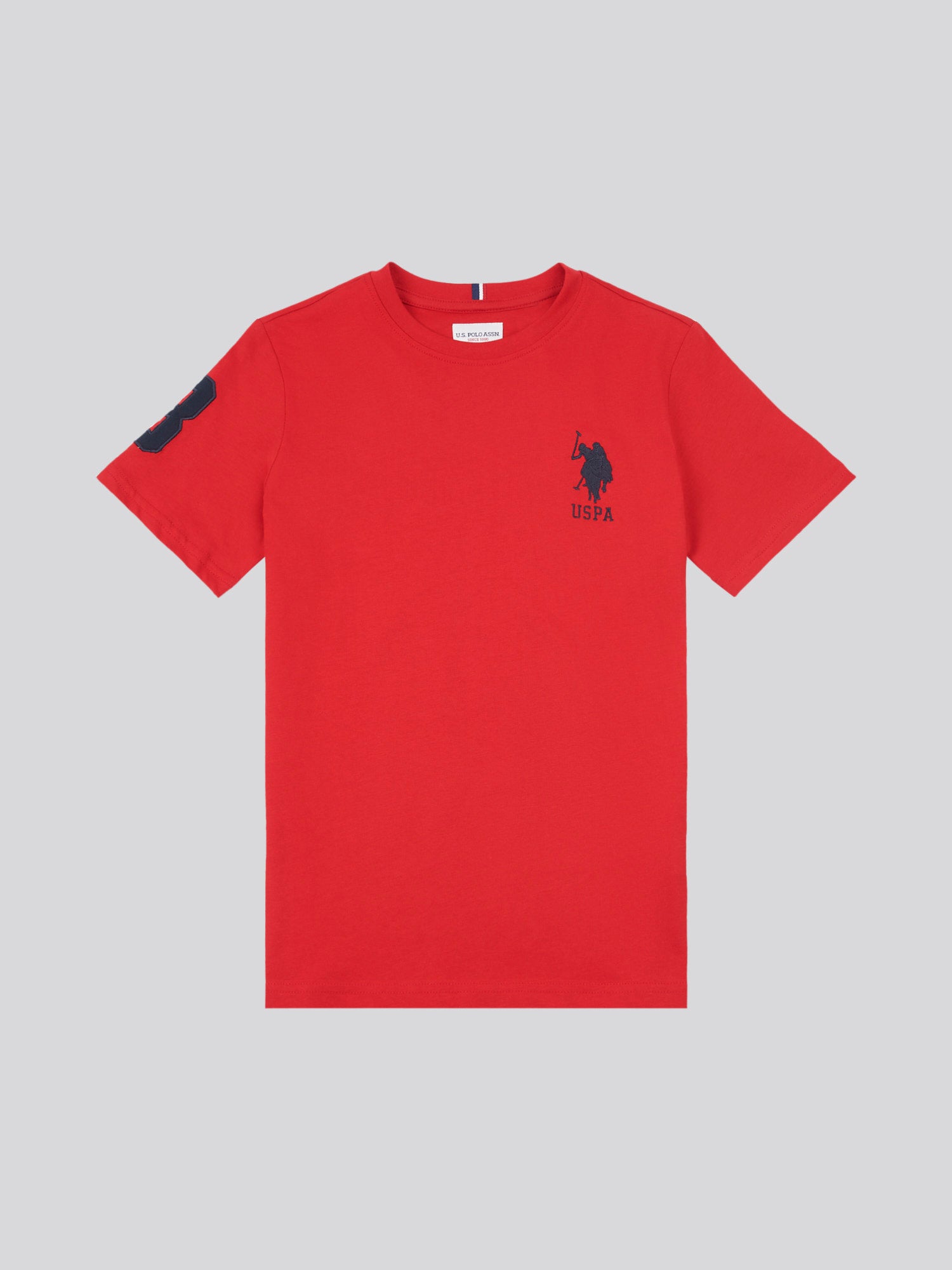 Boys Player 3 T-Shirt in Haute Red