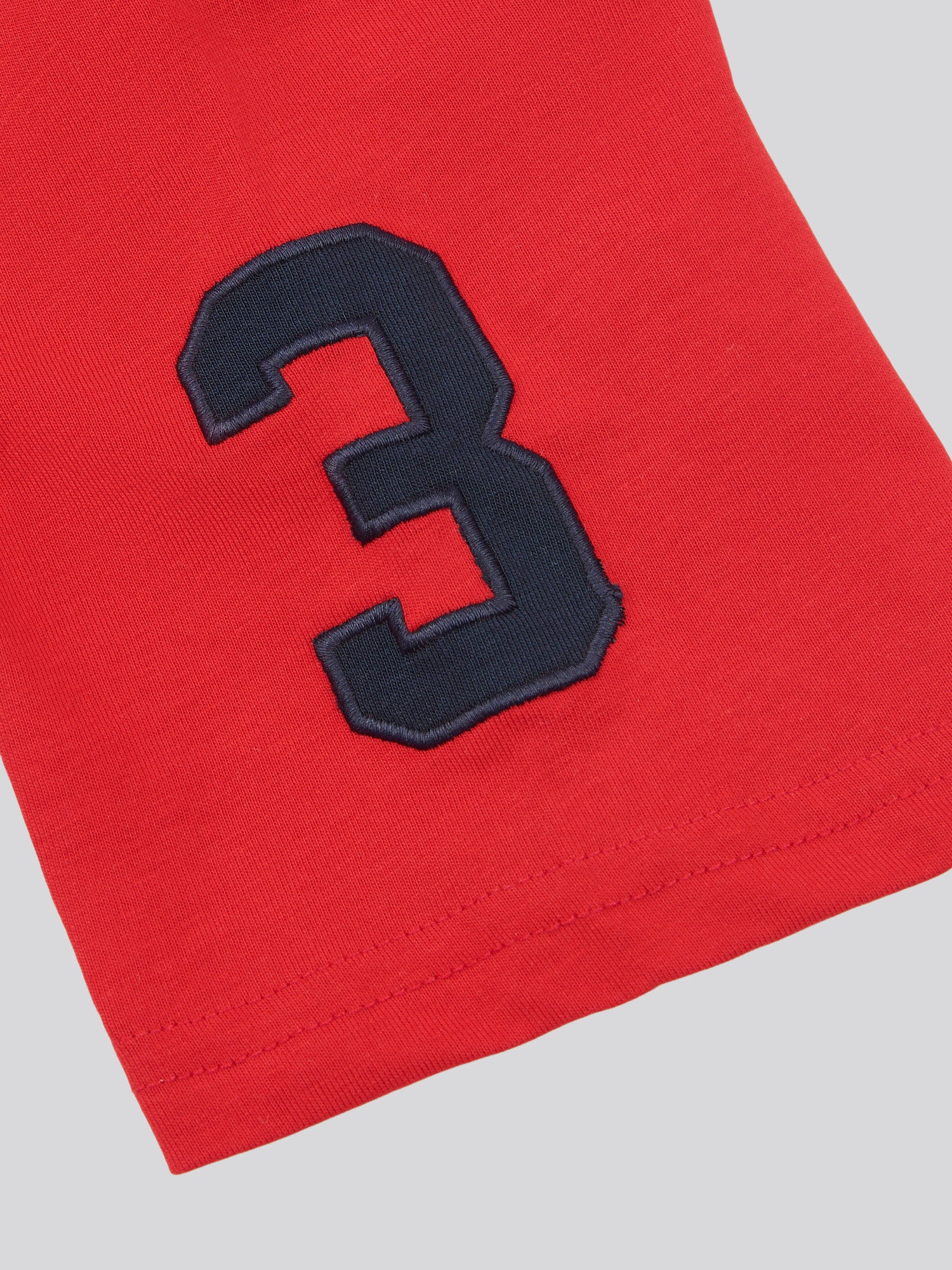 Boys Player 3 T-Shirt in Haute Red