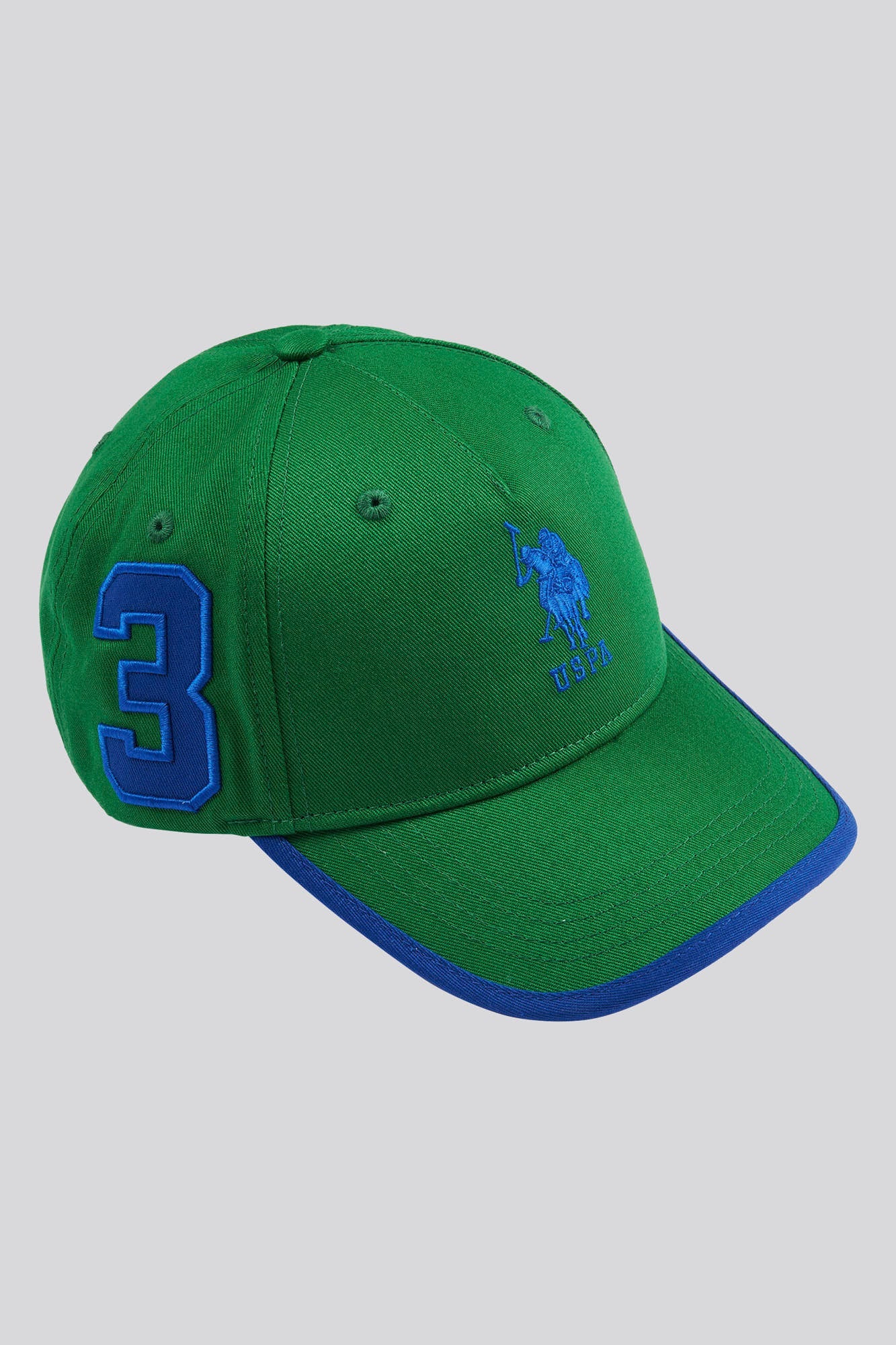 U.S. Polo Assn. Boys Player 3 Baseball Cap in Lush Meadow