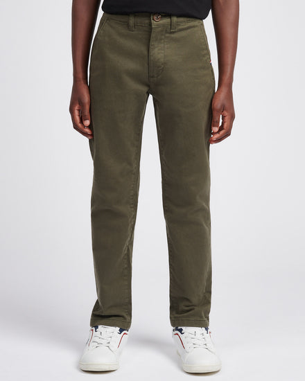 Boys Classic Chino in Forest Night