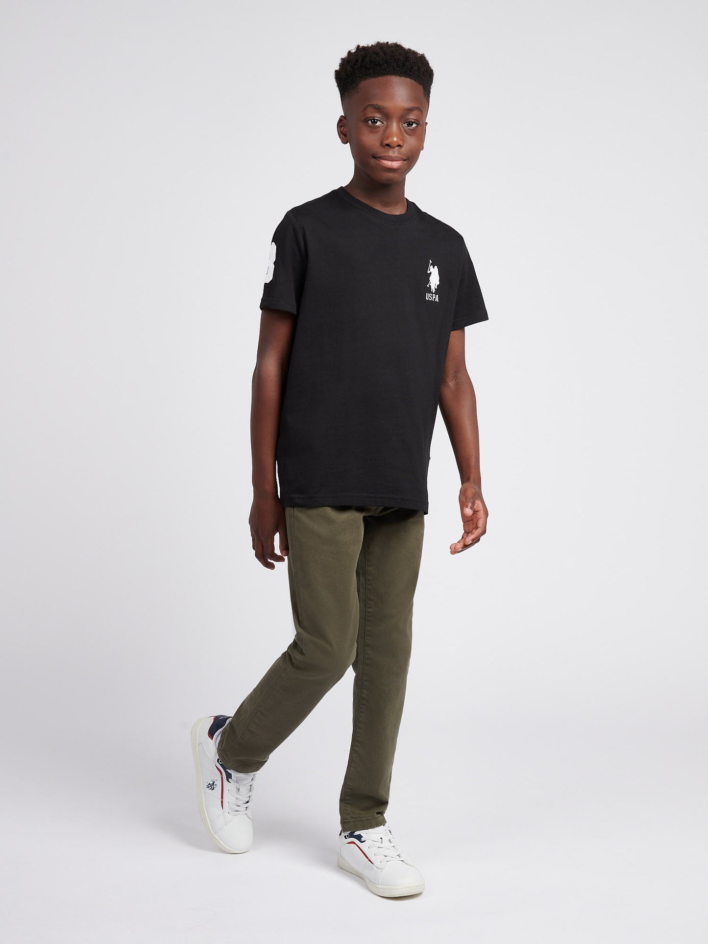 Boys Classic Chino in Forest Night