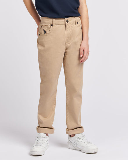 Boys Core 5 Pocket Trouser in Cornstalk