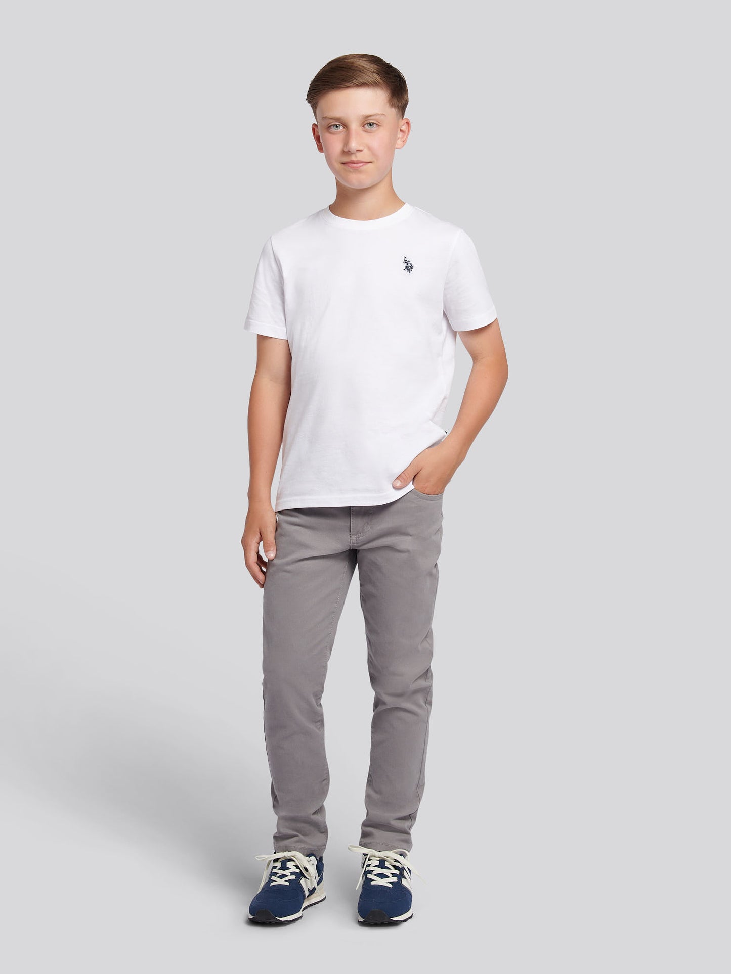 Boys Core 5 Pocket Trouser in December Sky