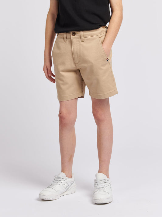 Boys Classic Chino Shorts in Cornstalk