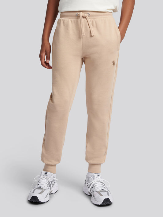 Boys Double Horsemen Jogger in Doeskin