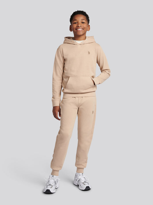 Boys Double Horsemen Jogger in Doeskin