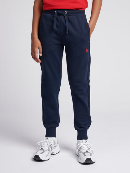 Boys Player 3 Jogger in Dark Sapphire Navy / Haute Red DHM