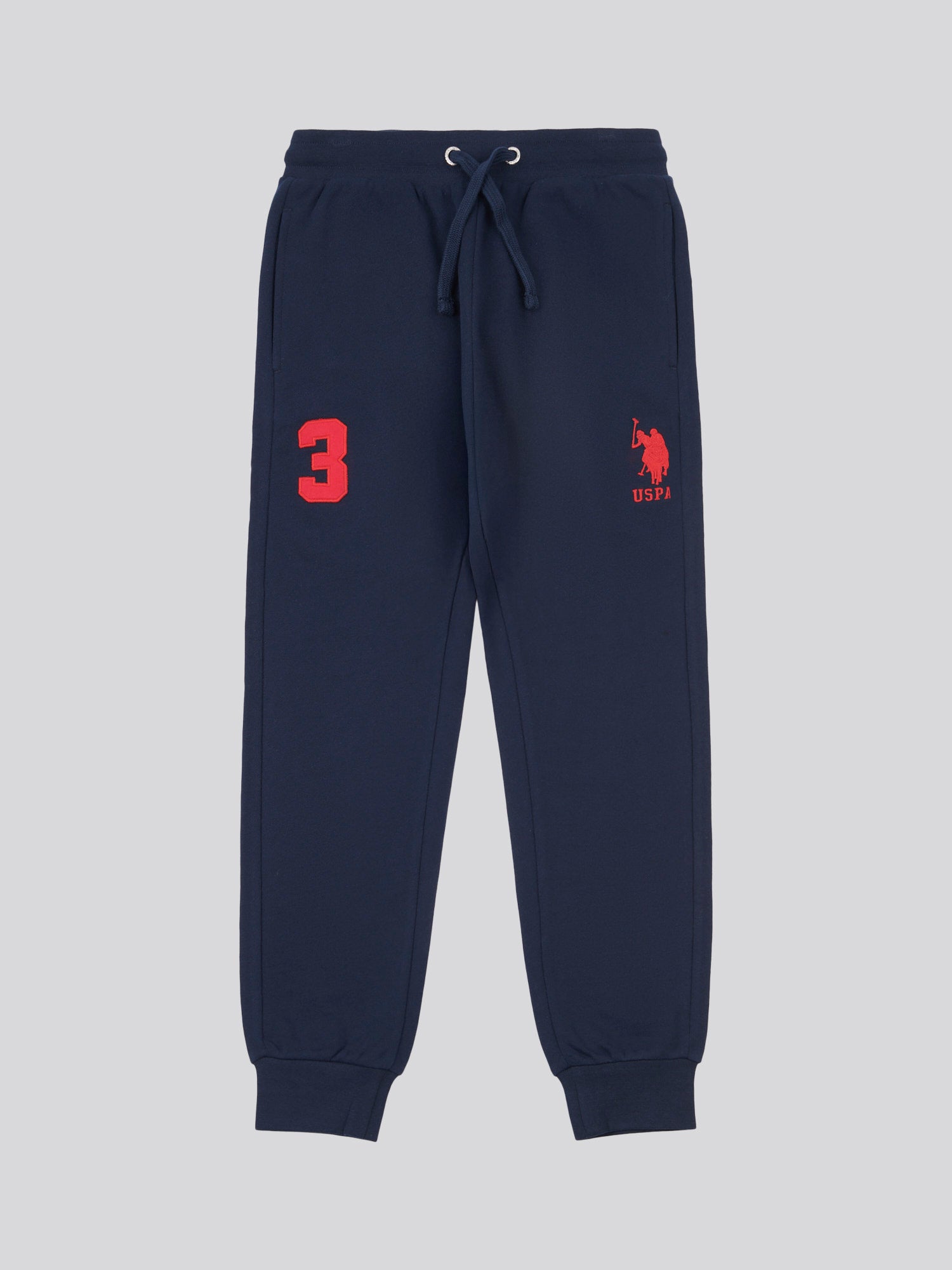 Boys Player 3 Jogger in Dark Sapphire Navy / Haute Red DHM