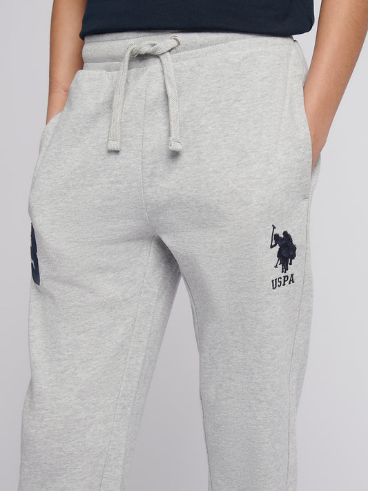 Boys Player 3 Jogger in Mid Grey Marl
