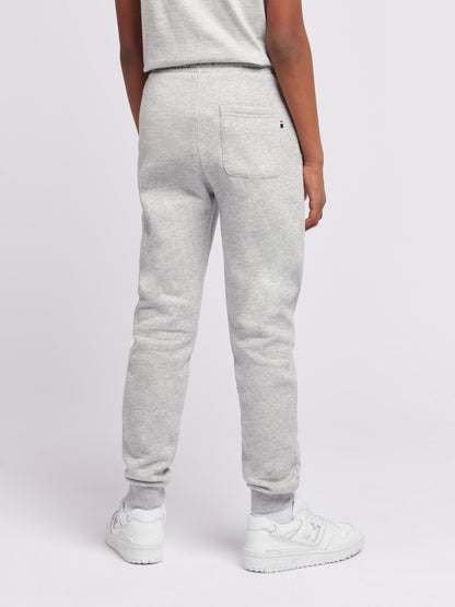 Boys Double Horsemen Joggers in Mid Grey Marl