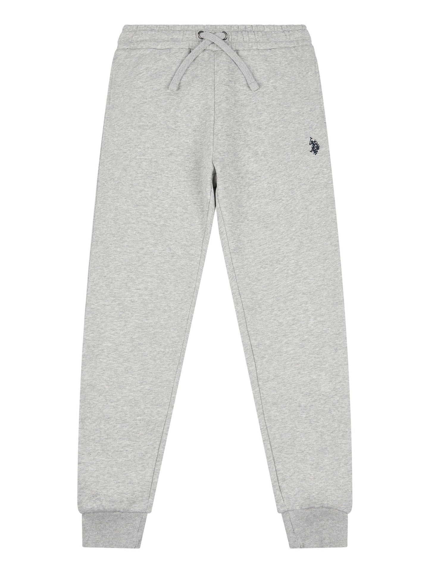 Boys Double Horsemen Joggers in Mid Grey Marl