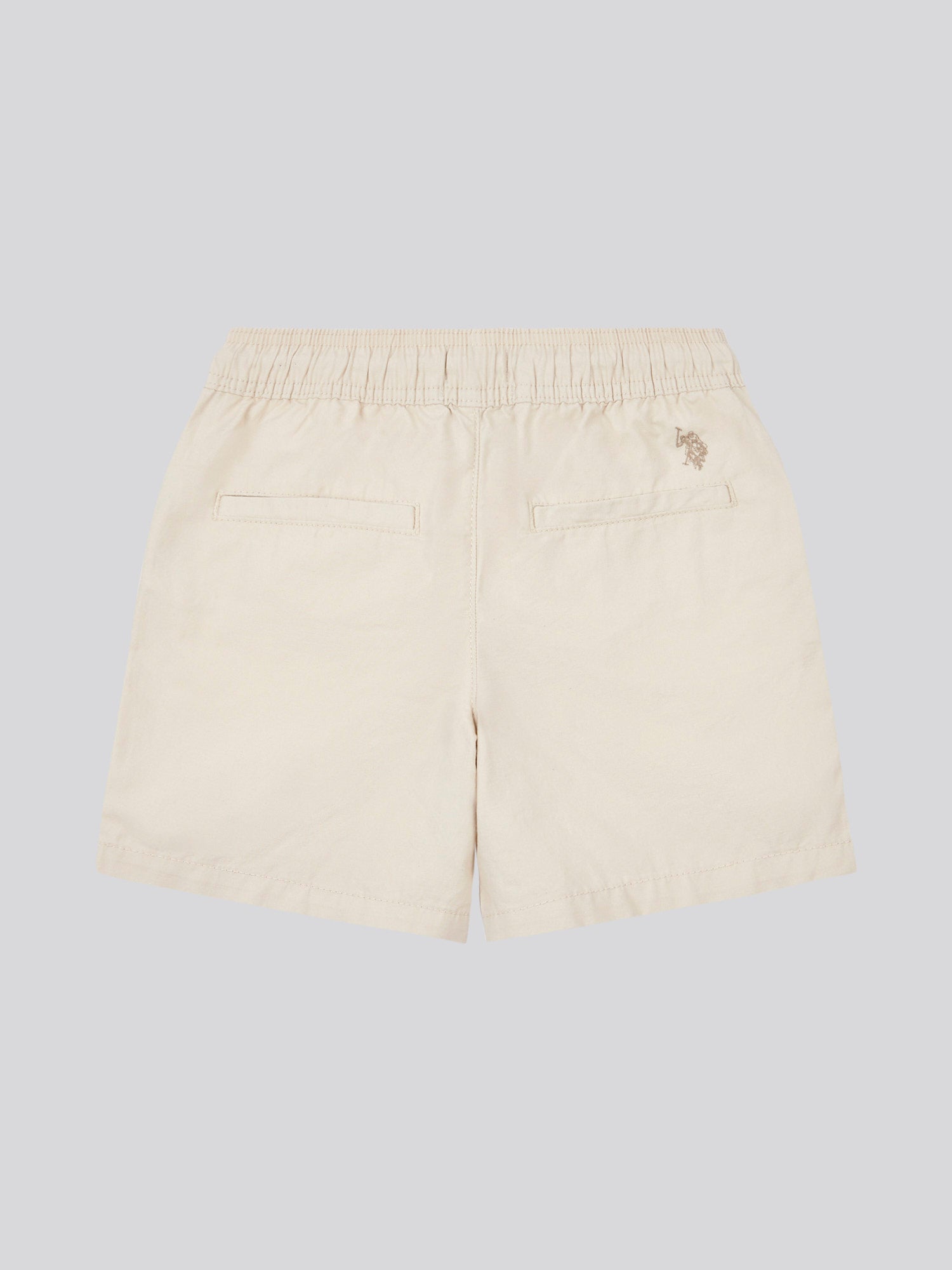 Boys Cotton Linen Deck Short in French Oak