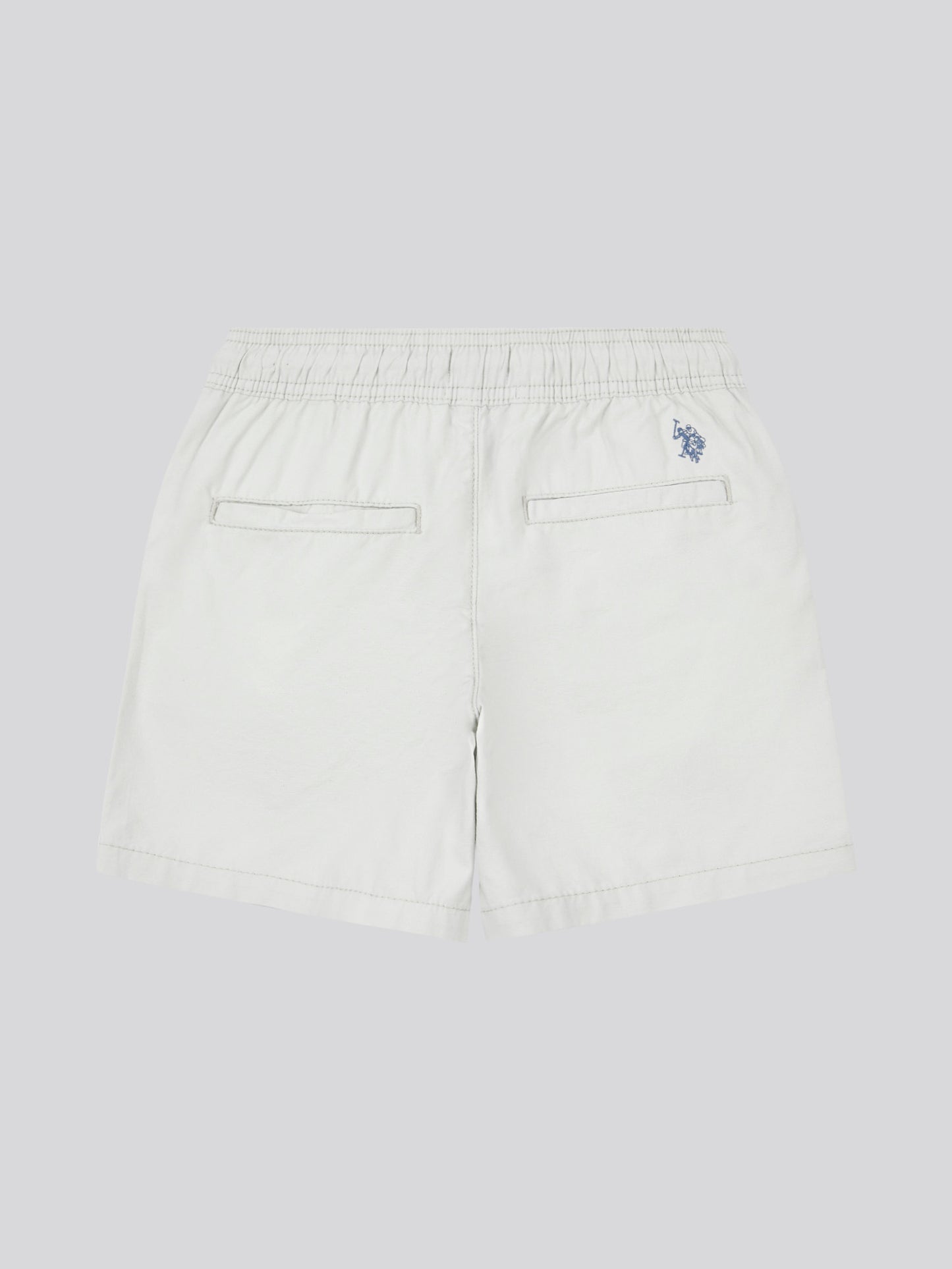 Boys Cotton Linen Deck Short in Northern Droplet