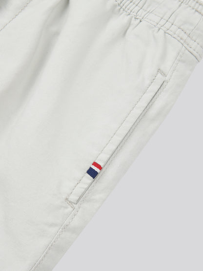 Boys Cotton Linen Deck Short in Northern Droplet