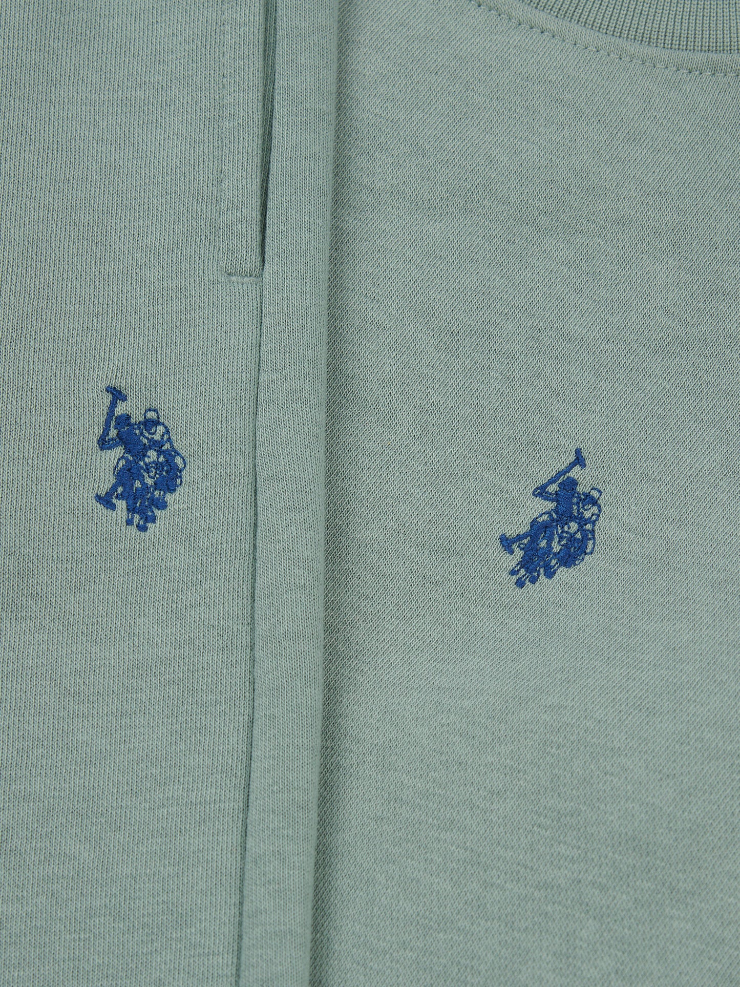 Boys Double Horsemen Crew & Jogger Set in Chinois Green