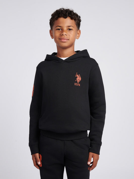 Boys Player 3 Hoodie & Jogger Set in Black
