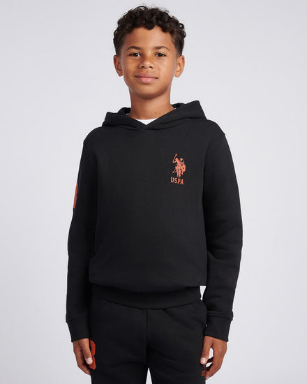 Boys Player 3 Hoodie & Jogger Set in Black