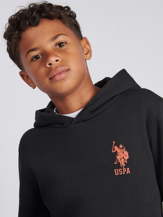 Boys Player 3 Hoodie & Jogger Set in Black