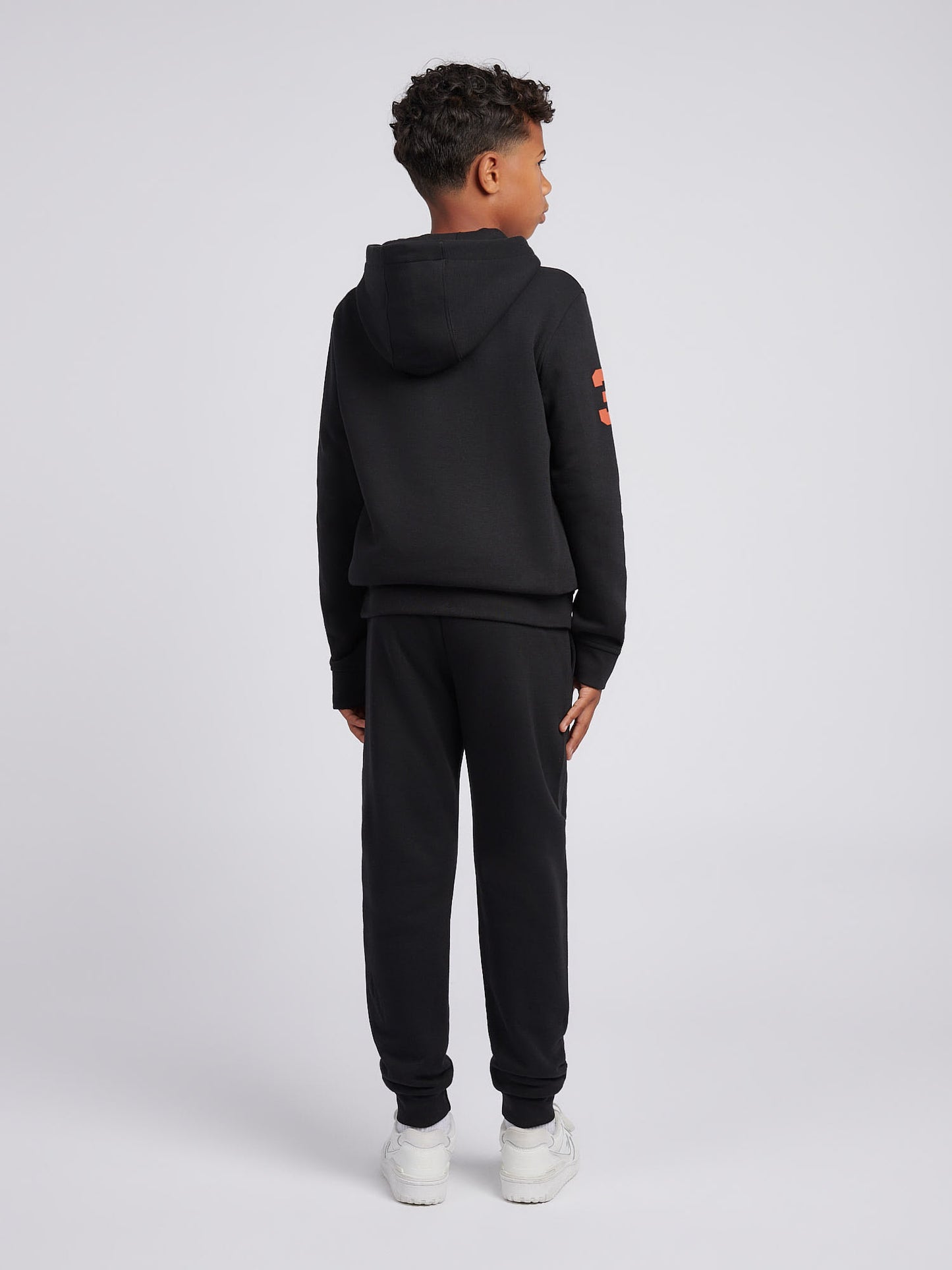 Boys Player 3 Hoodie & Jogger Set in Black