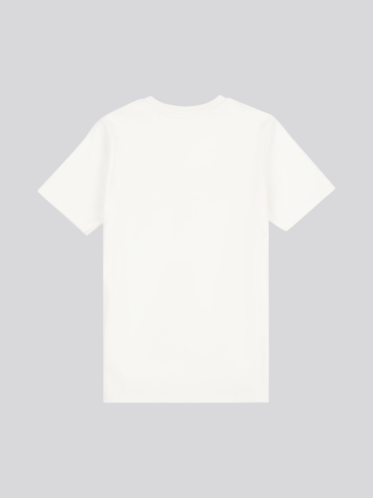 Boys Premium Embroidery Graphic T-Shirt in Whisper White