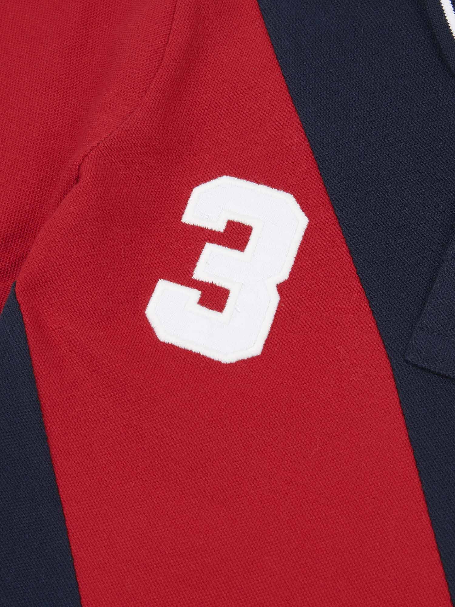 Boys Sash Polo Shirt in Dark Sapphire Navy