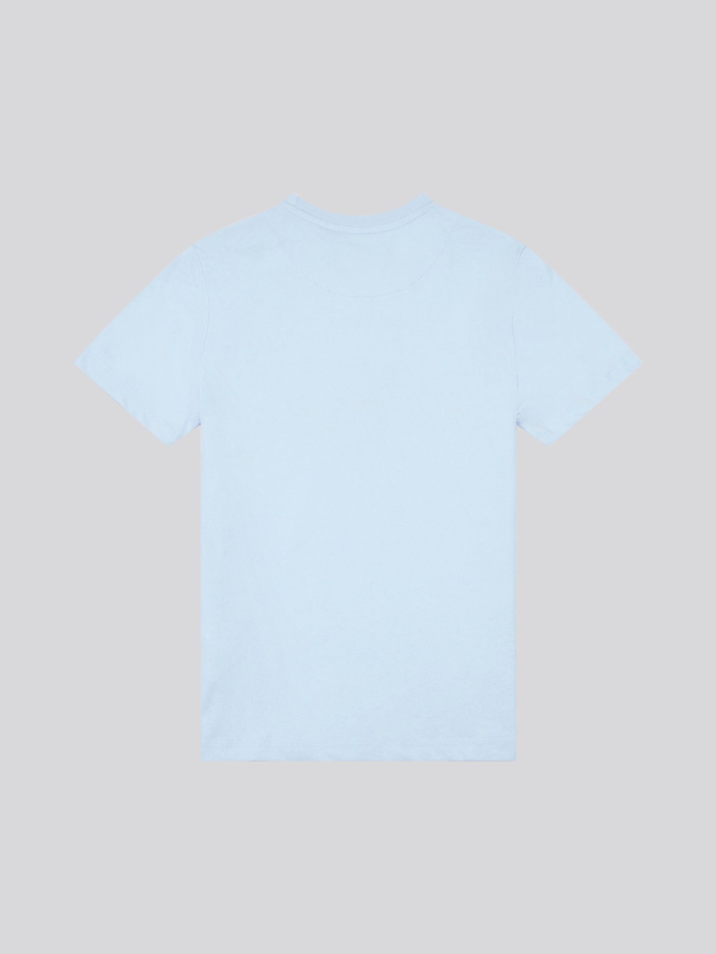 Boys USPA Print Graphic T-Shirt in Chambray Blue