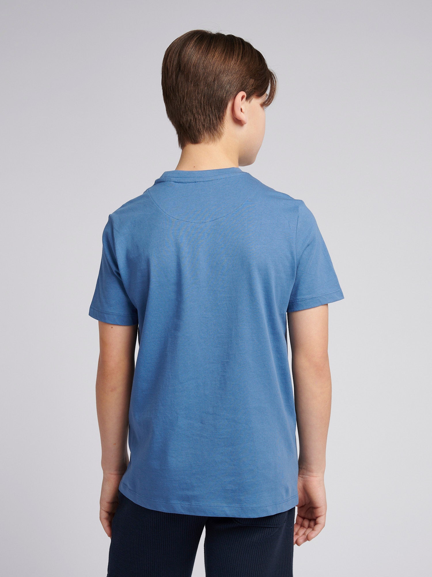 Boys USPA Print Graphic T-Shirt in Blue Horizon