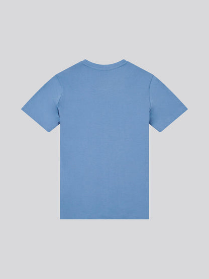 Boys USPA Print Graphic T-Shirt in Blue Horizon