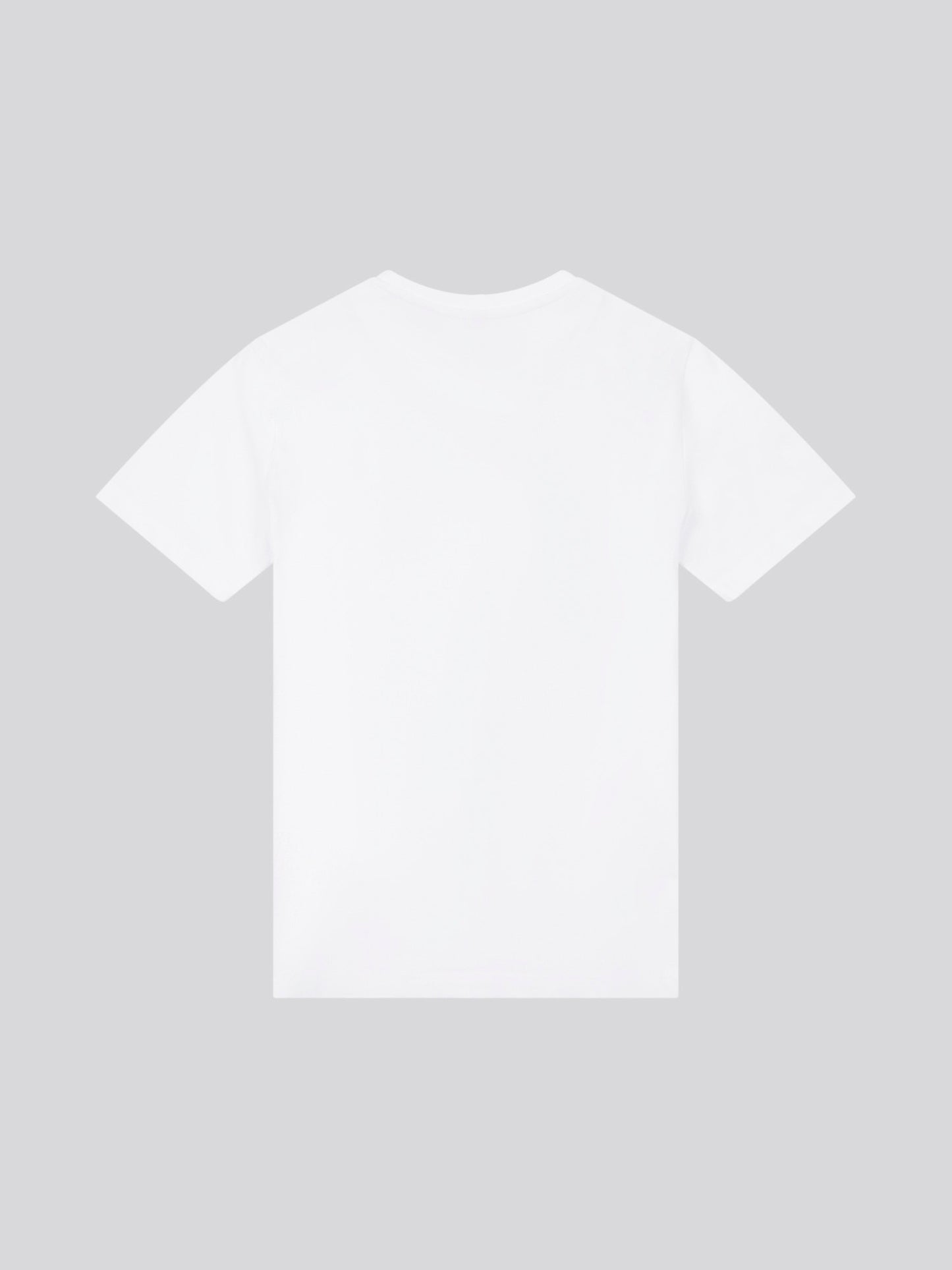 Boys USPA Circle Print T-Shirt in Bright White